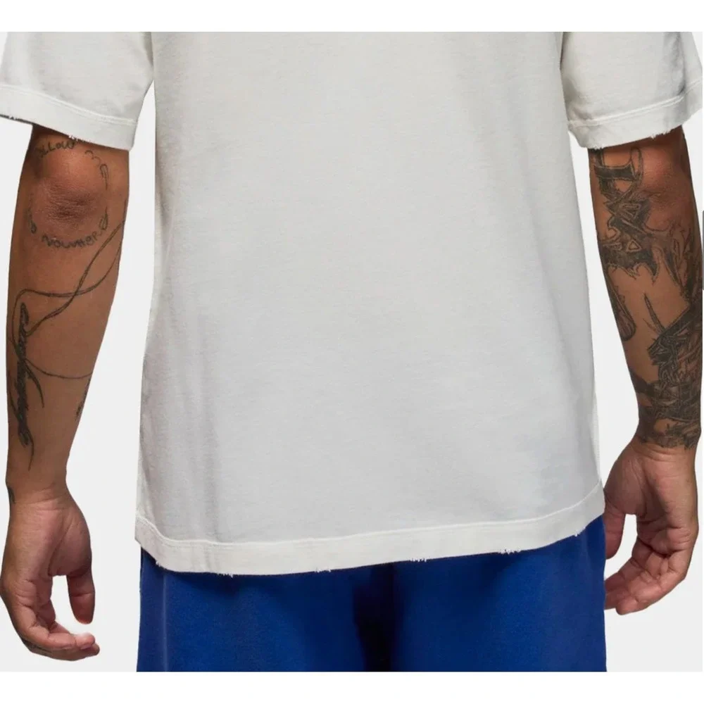 New JORDAN RARE AIR Sz Small T-SHIRT Men – Sail/Deep Royal IB3130-133